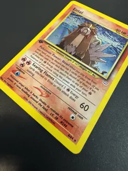 Pokemon Entei Neo Revelation 1st Edition Holo Rare 6/64 - Image 3