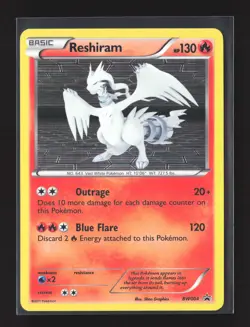 Pokemon Black and White Promos #BW004 Holo Promo Reshiram - Image 1