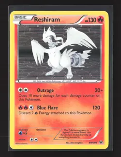 Pokemon Black and White Promos #BW004 Holo Promo Reshiram - Image 1