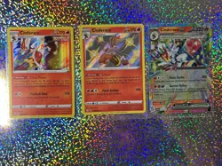 Pokemon TCG: Shining Fates SV017/SV122 Cinderace; 028/142 Cinderace ex - Image 1