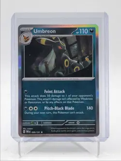 UMBREON 2025 POKEMON PRISMATIC EVOLUTIONS RARE REVERSE HOLO 059/131 Q5542 - Image 1
