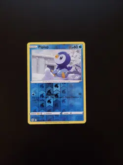 Pokemon TCG Piplup Sword & Shield: Brilliant Stars 035/172 Reverse Holo Common - Image 1