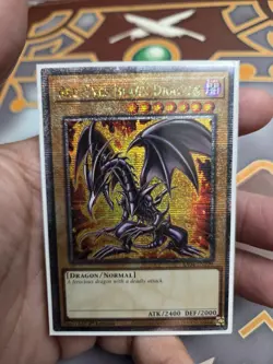 YUGIOH - Red-Eyes Black Dragon (7th Art) - RA04-EN109 - Quarter Century Secret - Image 1