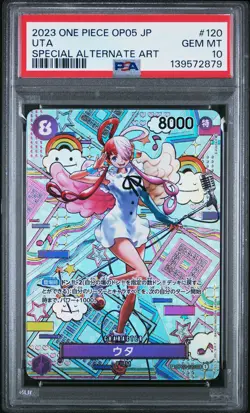 2023 ONE PIECE JPN OP05-AWAKENING OF THE NEW ERA #120 UTA PSA 10 - Image 1