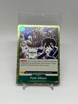 Punk Gibson OP01-58 Rare Foil Romance Dawn One Piece Mint NM - Image 1