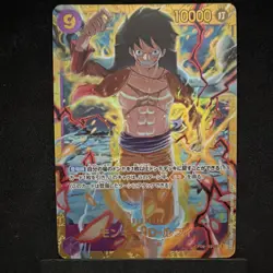 Monkey D. Luffy OP09-119 Secret Rare Full Art Holo One Piece CCG Card - Image 1