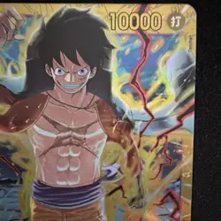 Monkey D. Luffy OP09-119 Secret Rare Full Art Holo One Piece CCG Card - Image 5