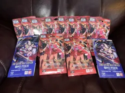 10 One Piece EB-03 Heroines Booster Pack English & 2 Op-14 Booster Packs - Image 1