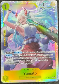 One Piece Yamato OP06-022 ST28 Wings of the Captain Leader NM - Image 1