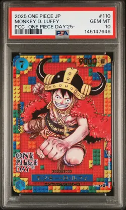 2025 ONE PIECE JPN PREMIUM COLLECTION ONE PIECE DAY'25 MONKEY D LUFFY PSA 10 - Image 1
