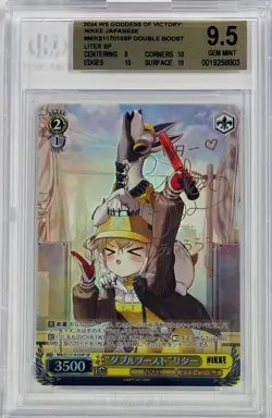 Weiss Schwarz Nikke Double Boost Liter NIK/S117-015SP SP Foil Signed BGS 9.5 - Image 1