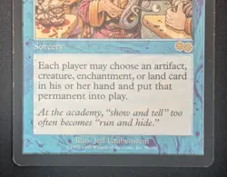 MTG Show and Tell- DAMAGED -Urza's Saga Magic the Gathering Card # 096 - Image 4