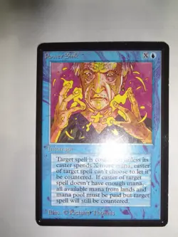 MTG MAGIC THE GATHERING CARD ORIGINAL BETA BLUE POWER SINK INSTANT x1 - Image 3