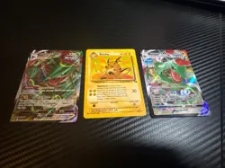 Pokemon Card Lot – Rayquaza VMAX x2 + Vintage Raichu - NM/LP - Image 1