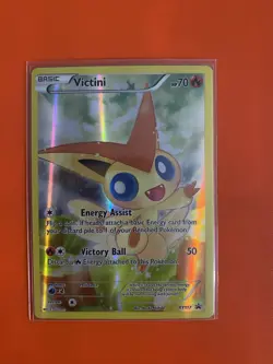 Victini XY117 Black Star Promo Holo Pokemon Card - NM - Image 1