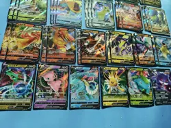 123 Lot pokemon TCG Chinese Card RR Mew Gengar Rayquaza Eevee XL92 - Image 2