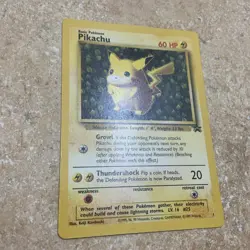 Pokemon TCG Ivy Pikachu Black Star Promo #1 Card WOTC LP + Condition 1999 - Image 3