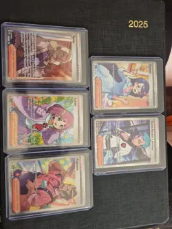 Pokemon Trainer Cards.Lot of 5. Fennell,Tyme,Lacey,Saguaro - Image 1
