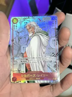 Silvers Rayleigh OP08-118 Manga Alt Art SEC Two Legends ONE PIECE Card Japanese - Image 1