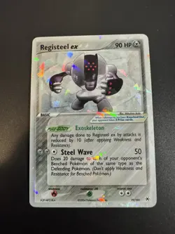 Pokemon TCG Registeel EX Hidden Legends Holo Rare Card 99/101 - Image 1