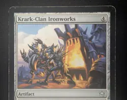 MTG Krark-Clan Ironworks- DAMAGED -Fifth Dawn Magic the Gathering Card # 134 - Image 3