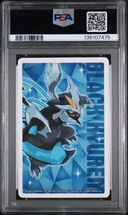 2012 POKEMON BLACK 2 PLAYING CARDS 10 OF CLUBS SERPERIOR PSA 10 - Image 2