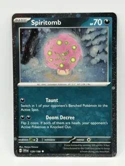 Spiritomb - (Cosmo Holo) 129/198 Miscellaneous Cards & Products Holo - Image 1