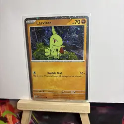 Larvitar - 110/193 - Pokemon Paldea Evolved Cosmos Holo Rare Card NM - Image 2