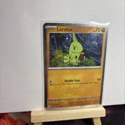 Larvitar - 110/193 - Pokemon Paldea Evolved Cosmos Holo Rare Card NM - Image 3