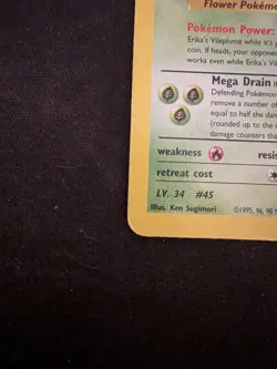 Erika's Vileplume 5/132 Pokemon Card TCG Gym Heroes Unlimited Holo Rare - Image 5