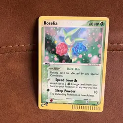Pokemon Roselia EX Dragon Card 9/97 60 HP Nintendo English 2003 - Image 2