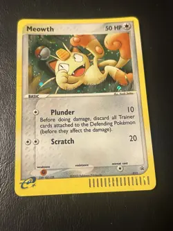 Meowth #013 Black Star Promo Holo Pokemon Card TCG NM - Image 1