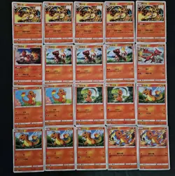 Lot 20 All Charizard Charmeleon Holo Pokemon TCG Chinese Card JL89 - Image 1
