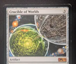 MTG Crucible of Worlds- DAMAGED -Core Set 2019 Magic the Gathering Card # 229 - Image 3