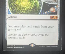 MTG Crucible of Worlds- DAMAGED -Core Set 2019 Magic the Gathering Card # 229 - Image 4