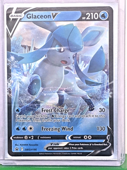 Glaceon V SWSH196 SWSH: Sword & Shield *Black Star Promo* Cards Holo NM - Image 1