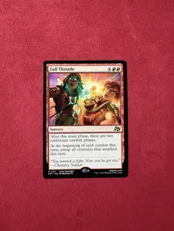 Full Throttle - Aetherdrift Magic The Gathering MTG DFT Rare #127 - Image 1