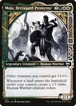 MTG Maja, Bretagard Protector Showcase ** Kaldheim ** English (NM) - Image 1