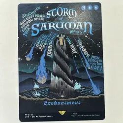 Magic: The Gathering Storm of Saruman Blue Enchantment #733 Lord of the Rings - Image 1