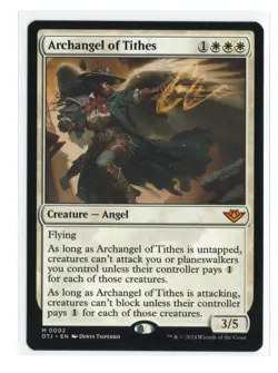 MTG - Archangel of Tithes - Normal - Outlaws of Thunder Junction - Near Mint - Image 1