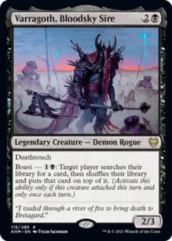 [1x] Varragoth, Bloodsky Sire Near Mint, English Kaldheim MTG Magic - Image 1