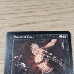 Priest of Gix x1 Urza's Saga #150 LP 1998 MTG vintage! - Image 2