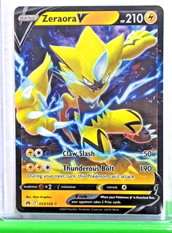 Zeraora V 053/159 Crown Zenith Holo Ultra Rare Pokemon NM *Free Shipping* - Image 1