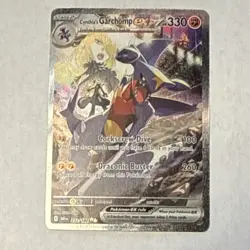 Pokemon Cynthia's Garchomp EX Full Art Holo Special Illustration Rare SV10 232/… - Image 1