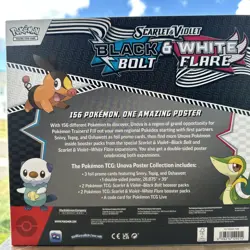 Pokemon TCG SV10.5 Black Bolt & White Flare Poster Collection Box SHIPS FREE - Image 2