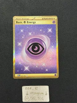 Pokemon 151 - ENGLISH - Basic Psychic Energy - 207/165 - GOLD Full Art - M/NM - Image 1