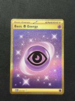 Pokemon 151 - ENGLISH - Basic Psychic Energy - 207/165 - GOLD Full Art - M/NM - Image 2
