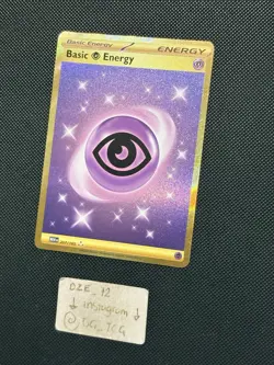 Pokemon 151 - ENGLISH - Basic Psychic Energy - 207/165 - GOLD Full Art - M/NM - Image 4