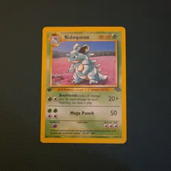 Pokemon TCG Nidoqueen Jungle 23/64 1st Edition Non-Holo Rare - Image 1