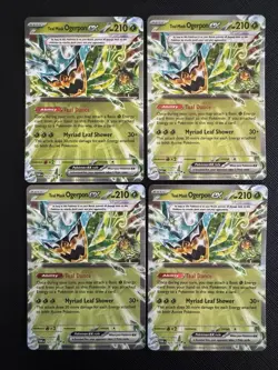 Pokemon - Teal Mask Ogerpon ex x4 025/167 - Twilight Masquerade - Image 1